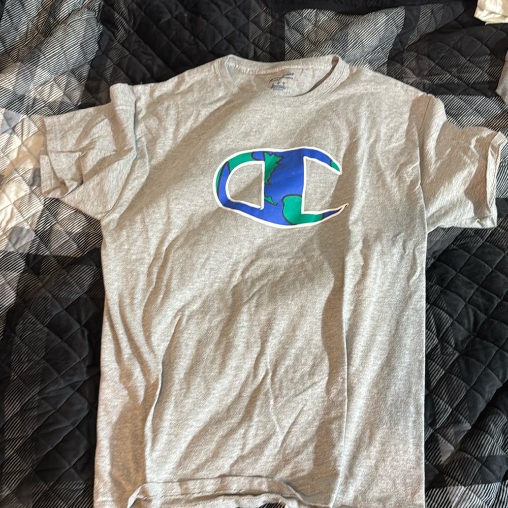 men’s gray champion t shirt
